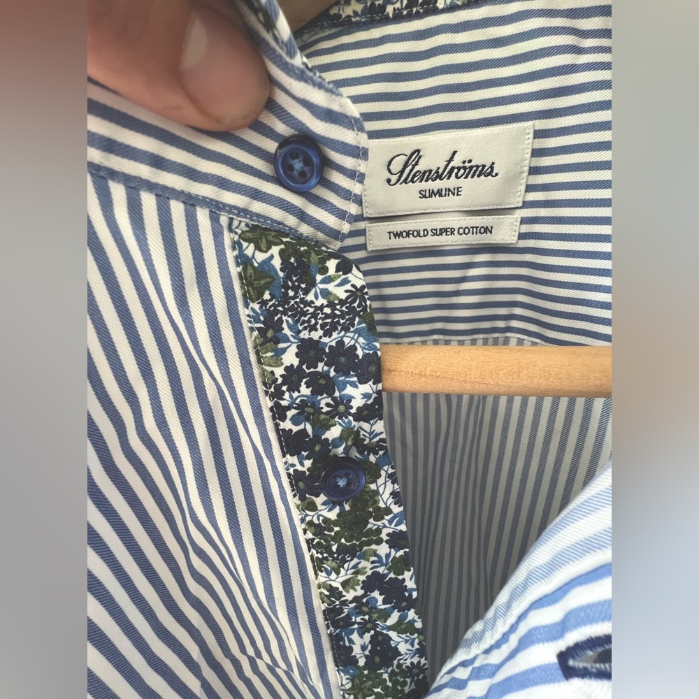 Stenströms, shirt, size M/L, slim